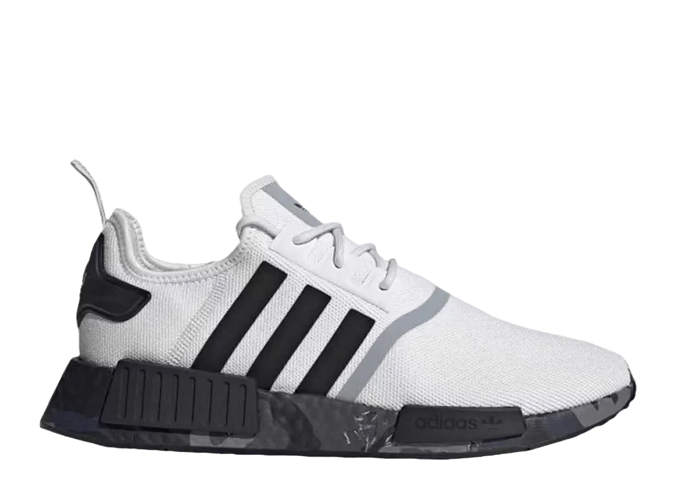 アディダス エヌ エム ディー R1 プライムブルー "ホワイト ブラック カモ ブースト"