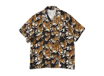 HUMAN MADE TIGER GAUZE ALOHA SHIRT "Navy"