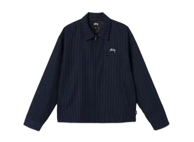 Stussy CDG Pin Striped Bing Jacket "Navy"