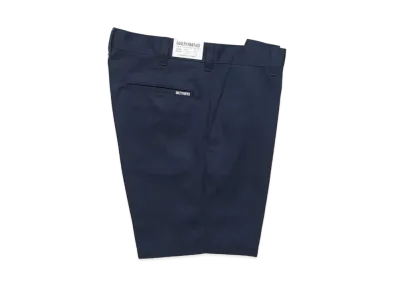 WACKO MARIA GP-104-A-BLANKLINE-ZACK / TWILL SKATE SHORTS "Navy"