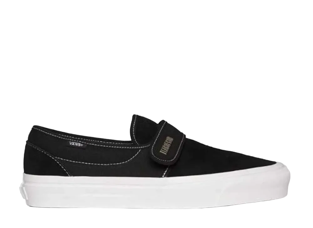 バンズ スリッポン 47 フィア オブ ゴッド マックスフィールド "ブラック スウェード"