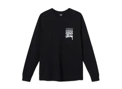 Stussy CDG Dot LS Tee "Black"