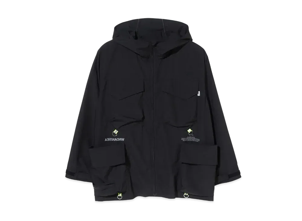 WIND AND SEA DANNER × WDS PACKABLE MOUNTAIN PARKA "Black"