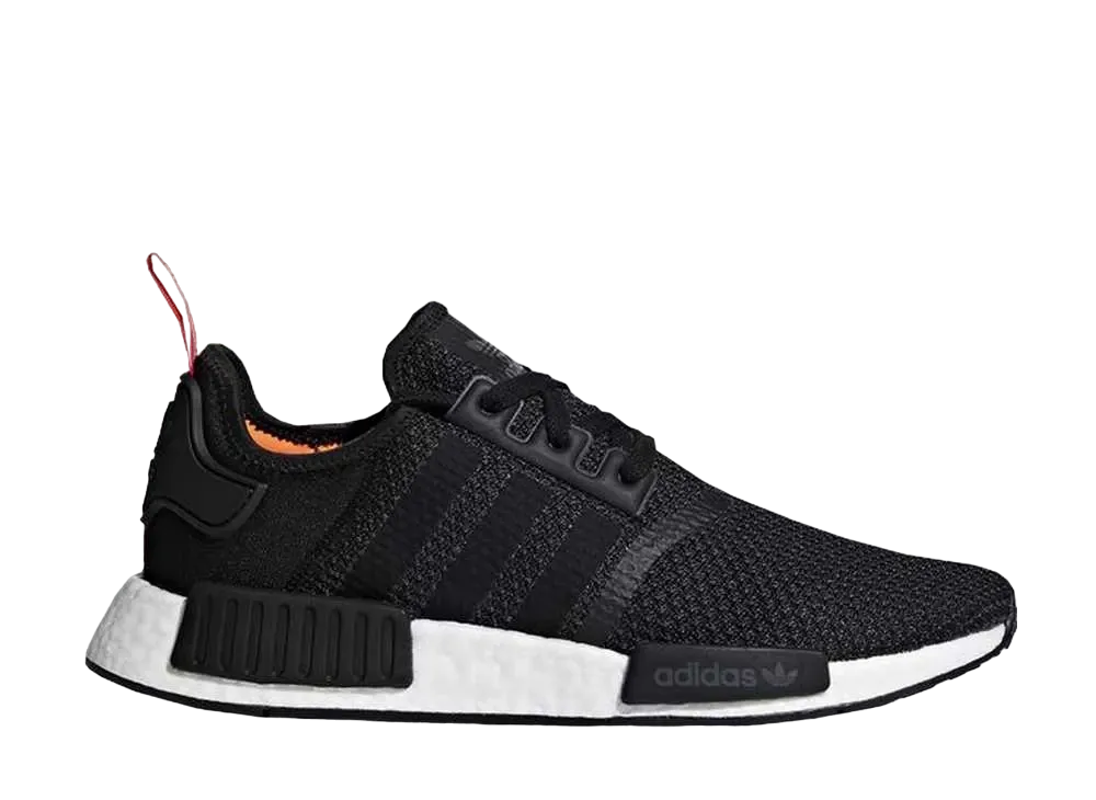 アディダス エヌ エム ディー R1 "コア ブラック ソーラー オレンジ"