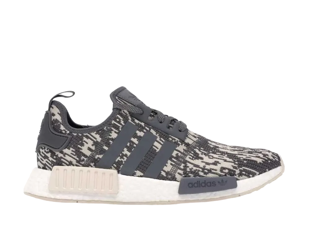 アディダス エヌ エム ディー R1 "グリッチ カモ グレイ リネン"