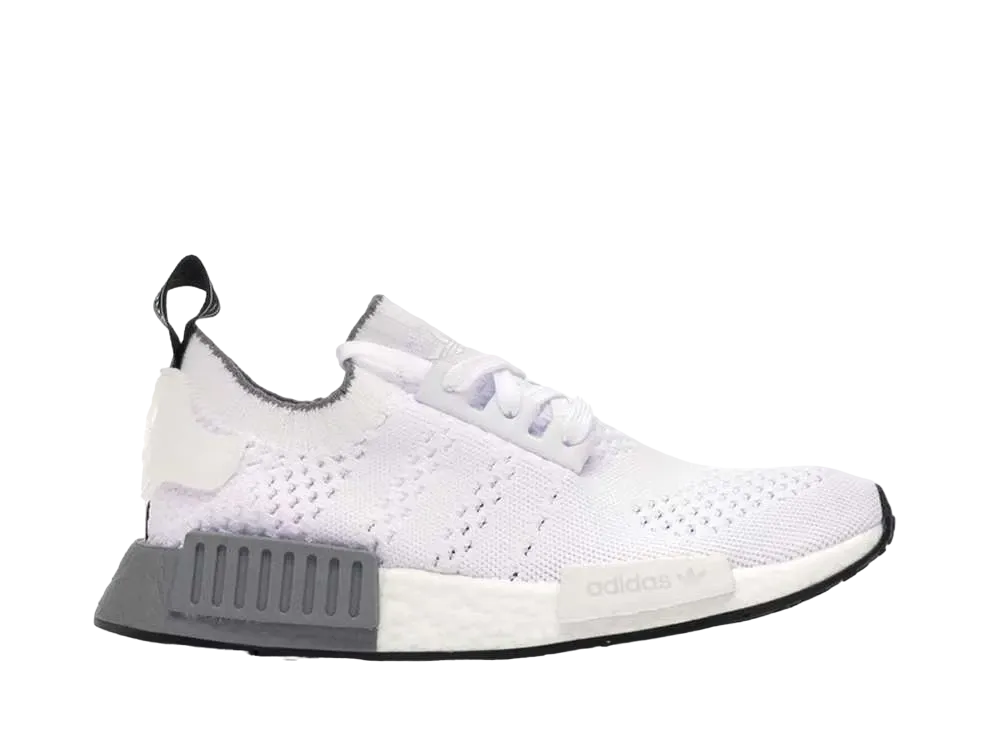 アディダス エヌ エム ディー R1 ランニング "ホワイト グレイ スリー"
