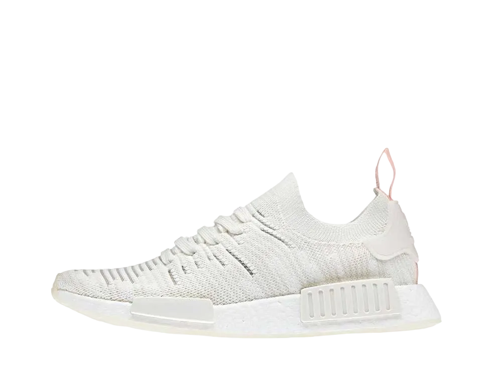 アディダス ウィメンズ エヌ エム ディー R1 STLT ランニング "ホワイト クリア オレンジ"