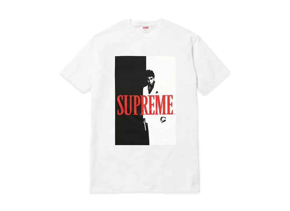 Supreme Scarface Split Tee "White"