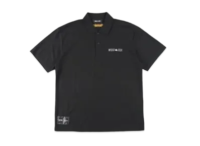 WIND AND SEA x THRASHER magazine S/S Polo "Black"