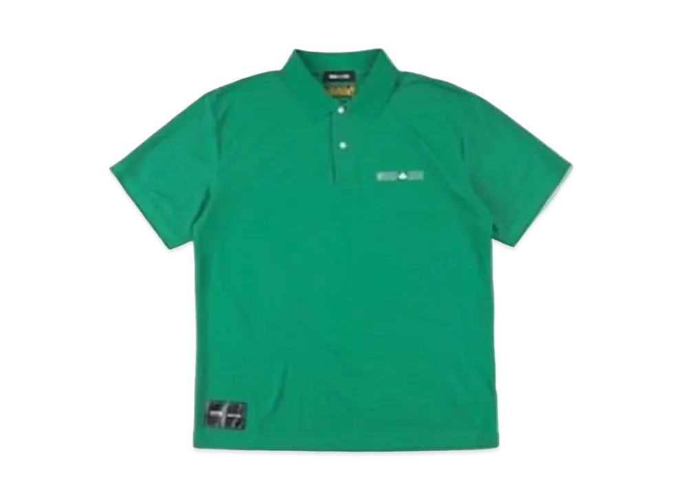 WIND AND SEA x THRASHER magazine S/S Polo "Green"