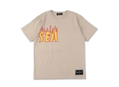WIND AND SEA x THRASHER magazine (flame) "Beige"