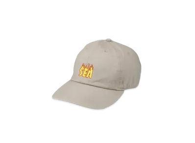 WIND AND SEA x THRASHER magazine (Flame) Low cap "Beige"