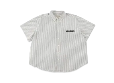WIND AND SEA WDS x HANGOVERZ Balloon Ox Ford S/S Shirt "Stripe"