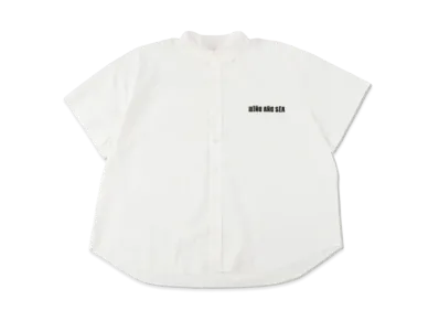 WIND AND SEA WDS x HANGOVERZ Balloon Ox Ford S/S Shirt "White"