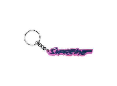 Supreme Futura Logo Keychain "Bright Purple"