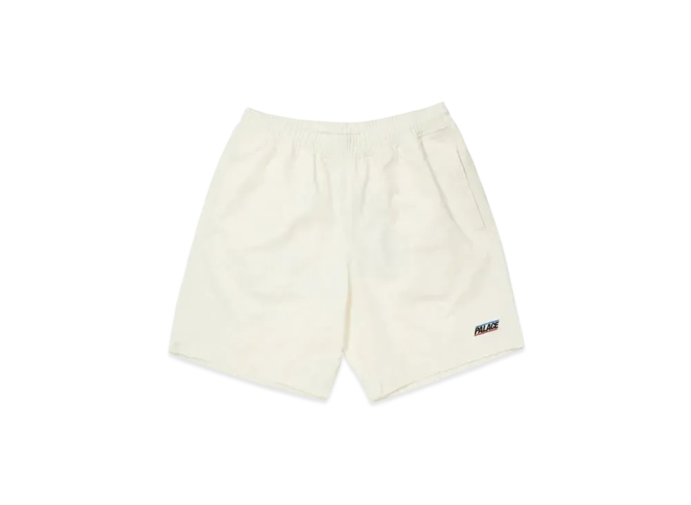 PALACE BASICALLY A WASHED COTTON SHORT "White"