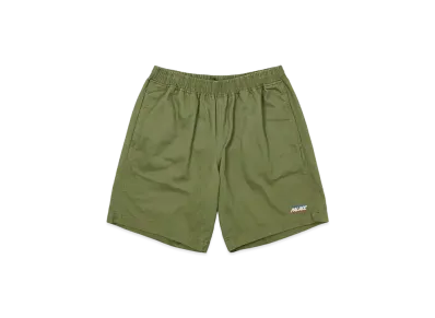 PALACE BASICALLY A WASHED COTTON SHORT "Olive"