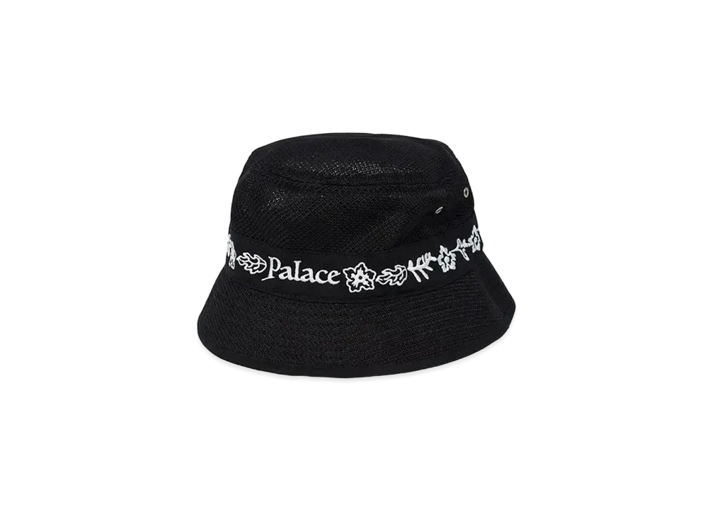 PALACE ALOHPAL BUCKET HAT "Black"
