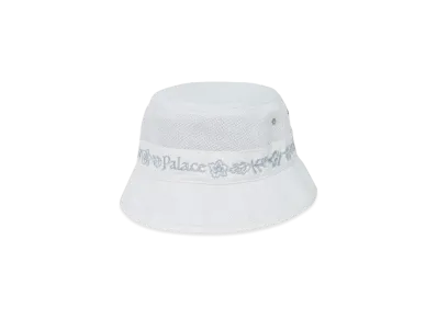 PALACE ALOHPAL BUCKET HAT "White"