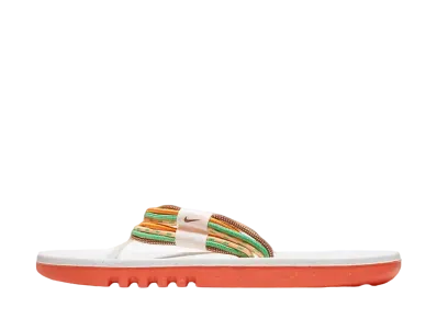 Nike Eco Haven Next Nature Flip Flop "Sail/Stadium Green/Yellow Ocher/Mantra Orange"
