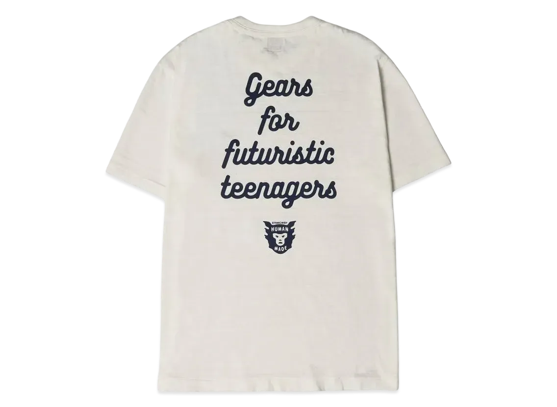 HUMAN MADE HEART BADGE T-SHIRT "White"