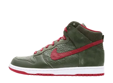 Stussy × Nike Dunk High "Army Olive"