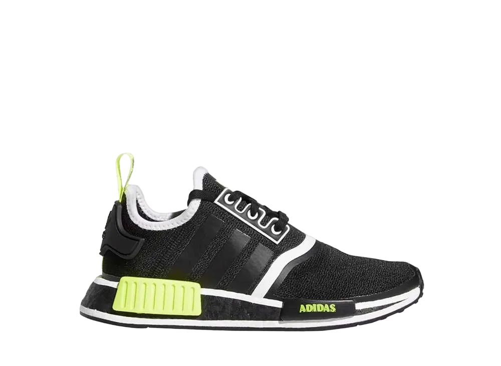 アディダス GS エヌ エム ディー R1 "ブラック ソーラー イエロー"