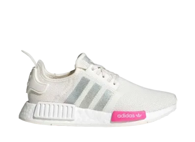 adidas NMD R1 J "Core White/Screaming Pink"