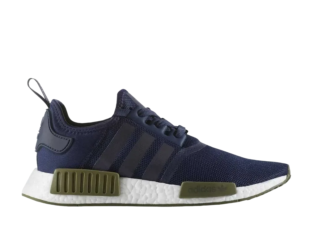 アディダス エヌ エム ディー R1 "カレッジエイト ネイビー/オリーブ カーゴ"