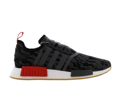 adidas NMD R1 "Black Grey Red Gum"
