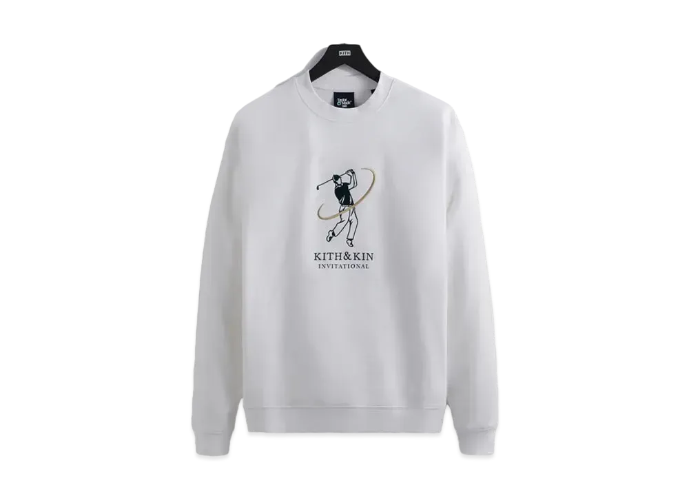 Kith x TaylorMade Invitational Crewneck "White"