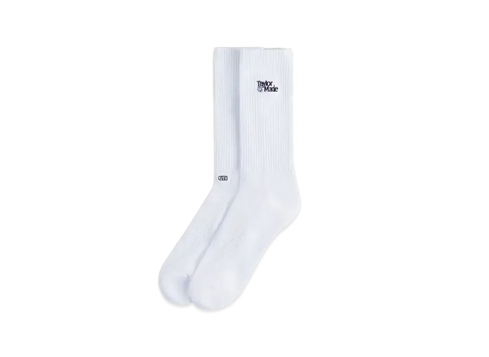 Kith x TaylorMade Socks "White"