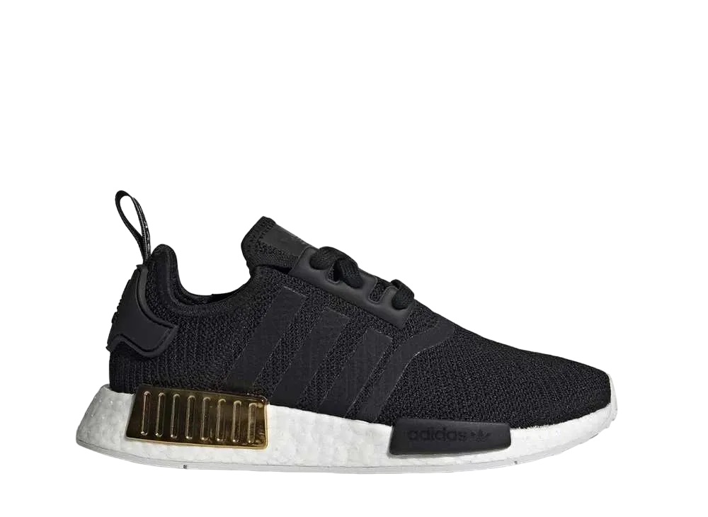 アディダス ウィメンズ エヌ エム ディー R1 "ブラック ゴールド メタリック"