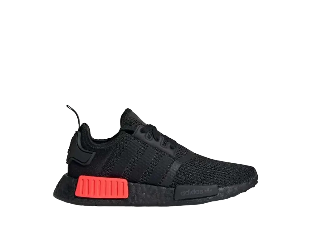 adidas GS NMD R1 V2 "Core Black/Solar Red"