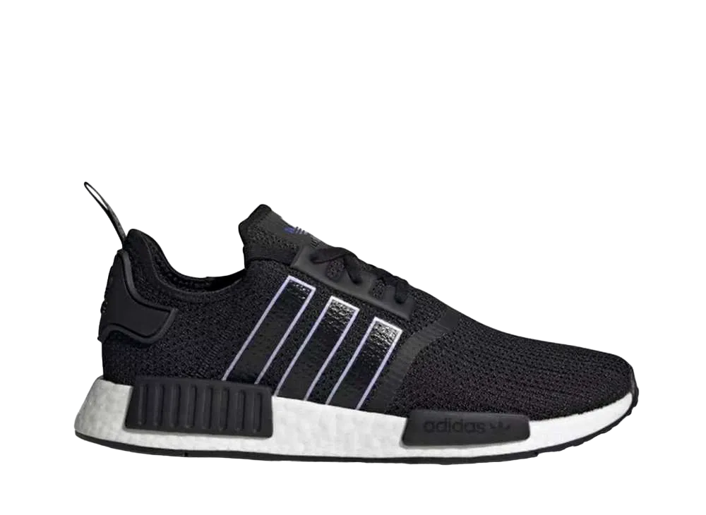 アディダス エヌ エム ディー R1 "コア ブラック/ダスト パープル"