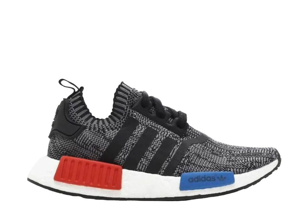 アディダス エヌ エム ディー R1 プライムニット フレンド アンド ファミリー "コア ブラック/ラッシュ レッド"