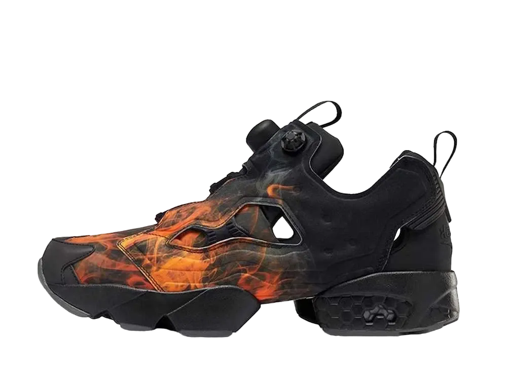 Reebok Instapump Fury Flames "Black/Black"