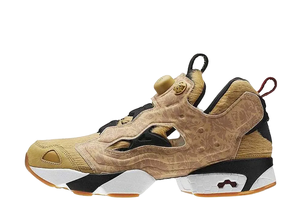 Limited Edt × SBTG × Reebok Instapump Fury Feline Fury "Walnut/Golden Wheat"