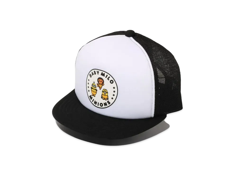 A BATHING APE MINIONS MESH CAP "Black"