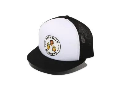 A BATHING APE MINIONS MESH CAP "Black"
