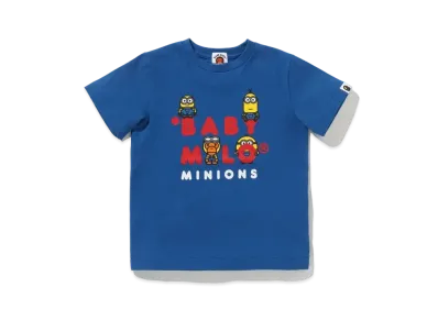 A BATHING APE MINIONS TEE 03 KIDS "Blue"