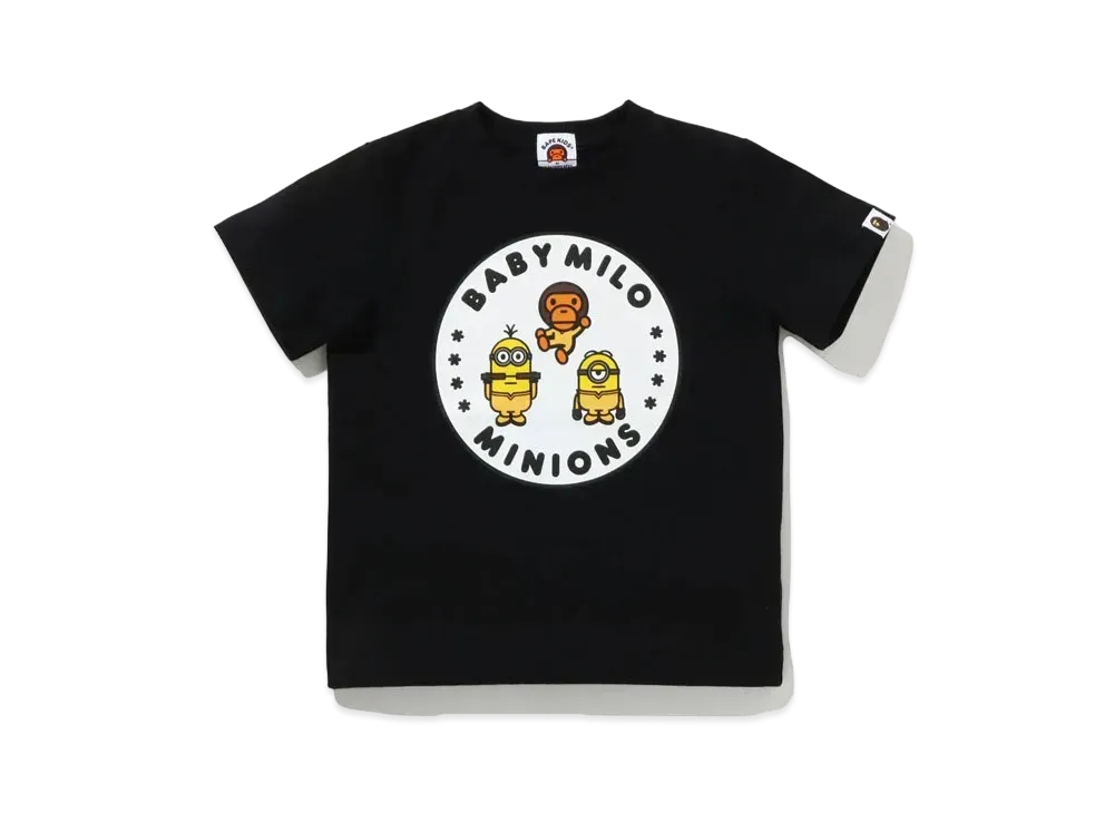 A BATHING APE MINIONS TEE 04 "Black"