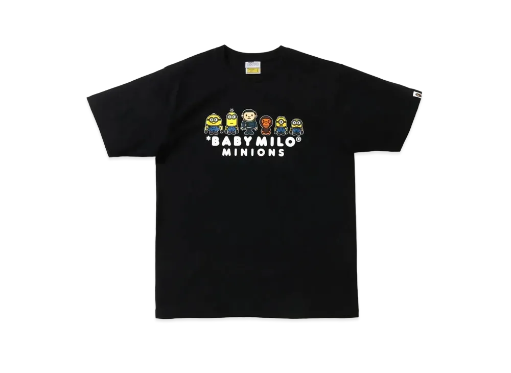 A BATHING APE MINIONS TEE 05 "Black"