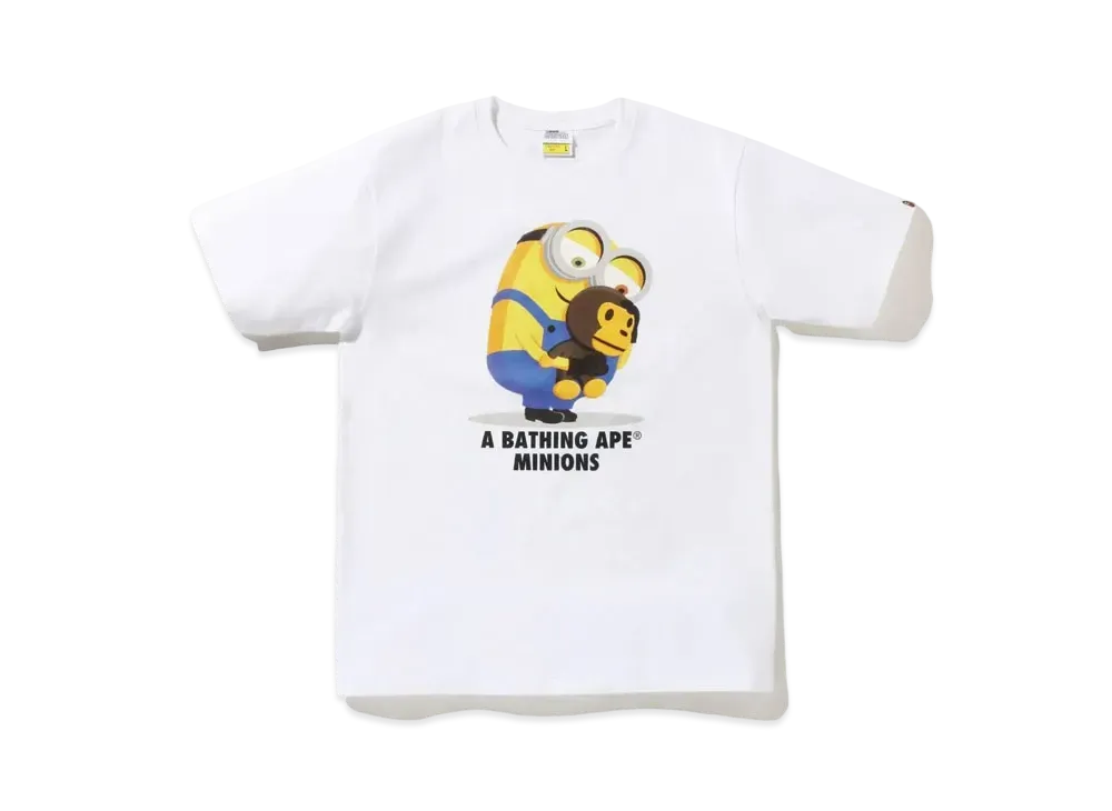 A BATHING APE MINIONS TEE 08 "White"