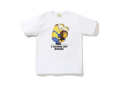A BATHING APE MINIONS TEE 08 "White"