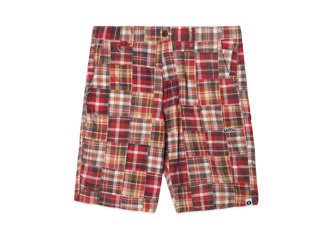 SAPEur PATCHWORKSHORTS SHORTS "Red"