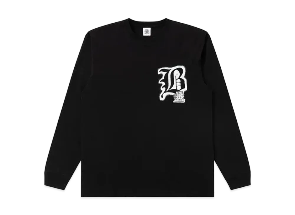 BlackEyePatch Blackletter L/S Tee "Black"