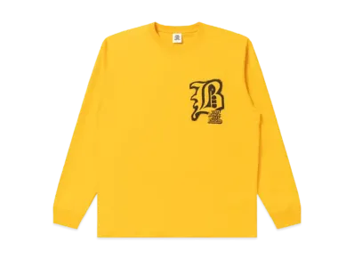 BlackEyePatch Blackletter L/S Tee "Yellow"
