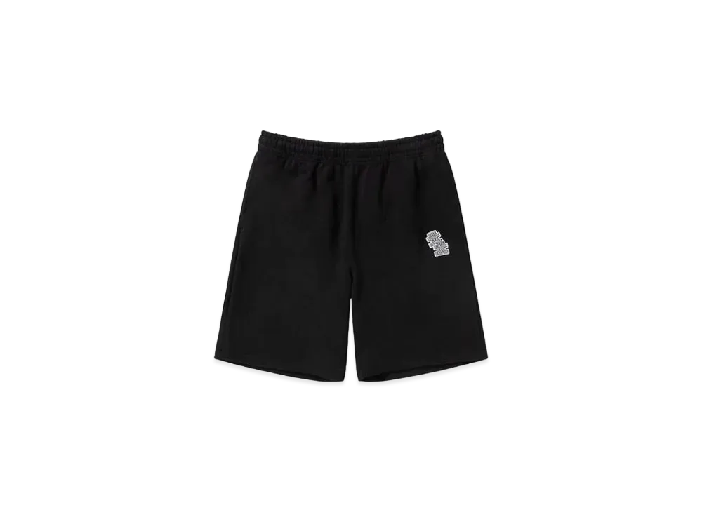 BlackEyePatch Double OG Label Quilting Sweat Shorts "Black"
