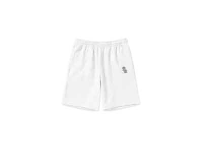 BlackEyePatch Double OG Label Quilting Sweat Shorts "White"